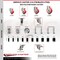 Service Caster 3.5 Inch 316SS Red Polyurethane Swivel 1-1/4 Inch Stem Caster Lock Brake, 2PK SS316TTLEX20S3514-PPUB-RED-2-S-2-114 - alternate 5